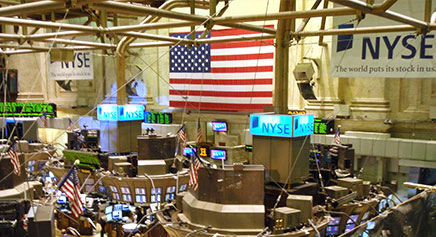 Photo from the NY Stock Exchange