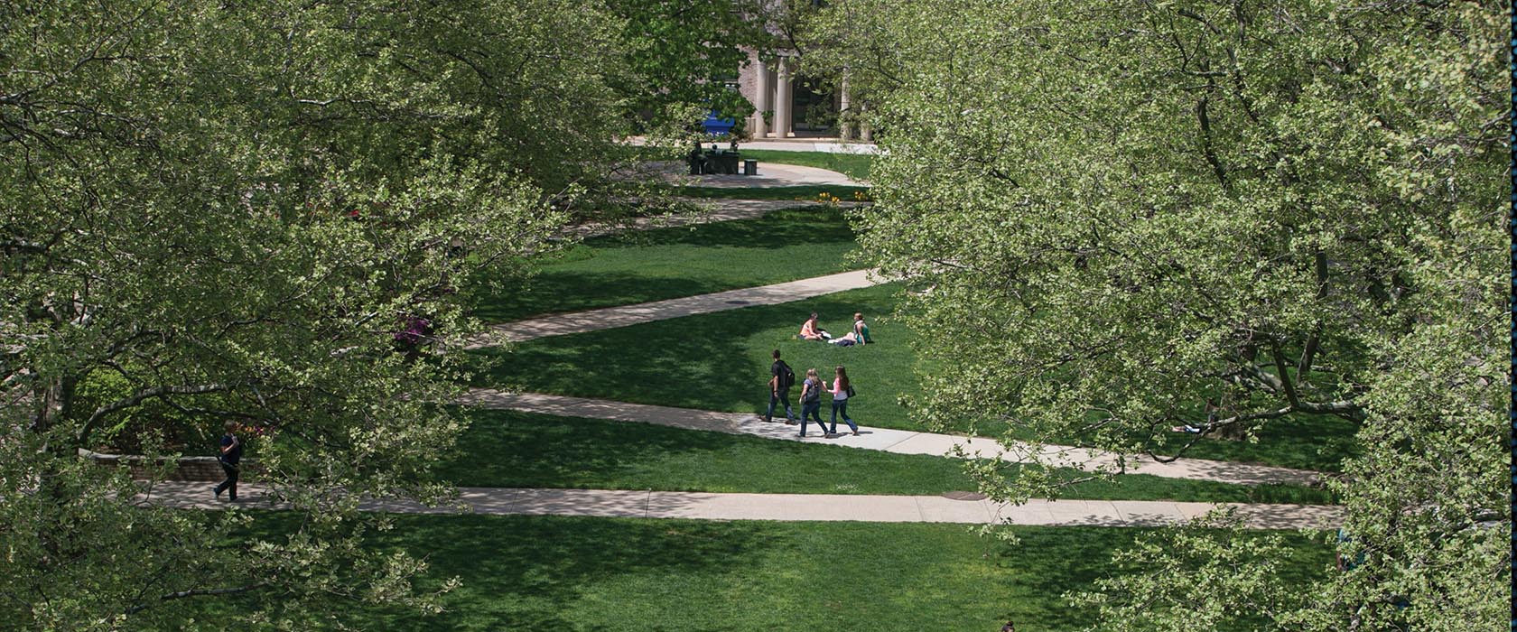Campus Photo of the Walking Paths 